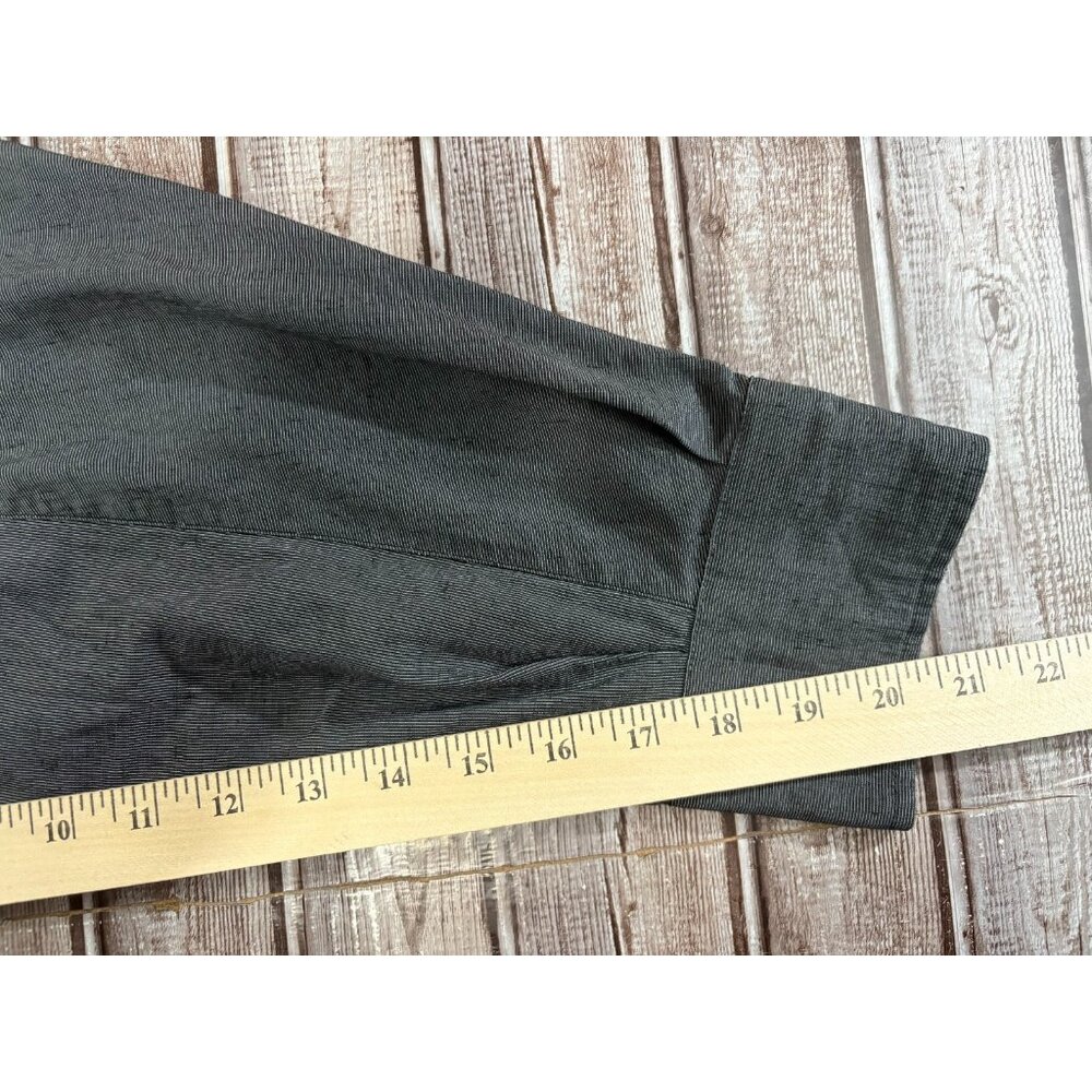 OUTLIER Injex Raglan crop raw cut Shirt jac size 2XL color grey new brand - Picture 5 of 7